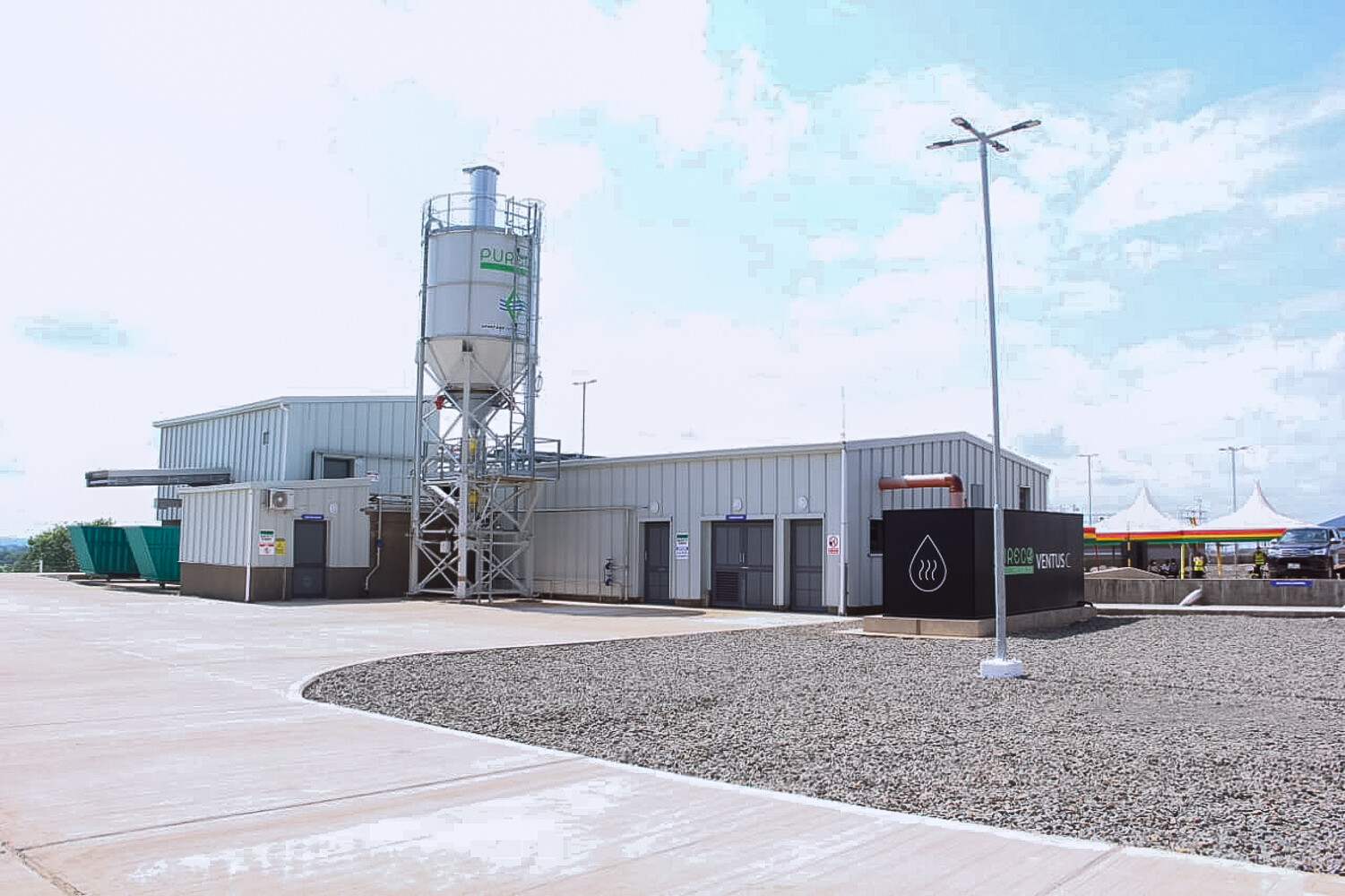 Tamale wastewater treatment plant 