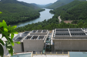 Drinking water treatment plant in Asia