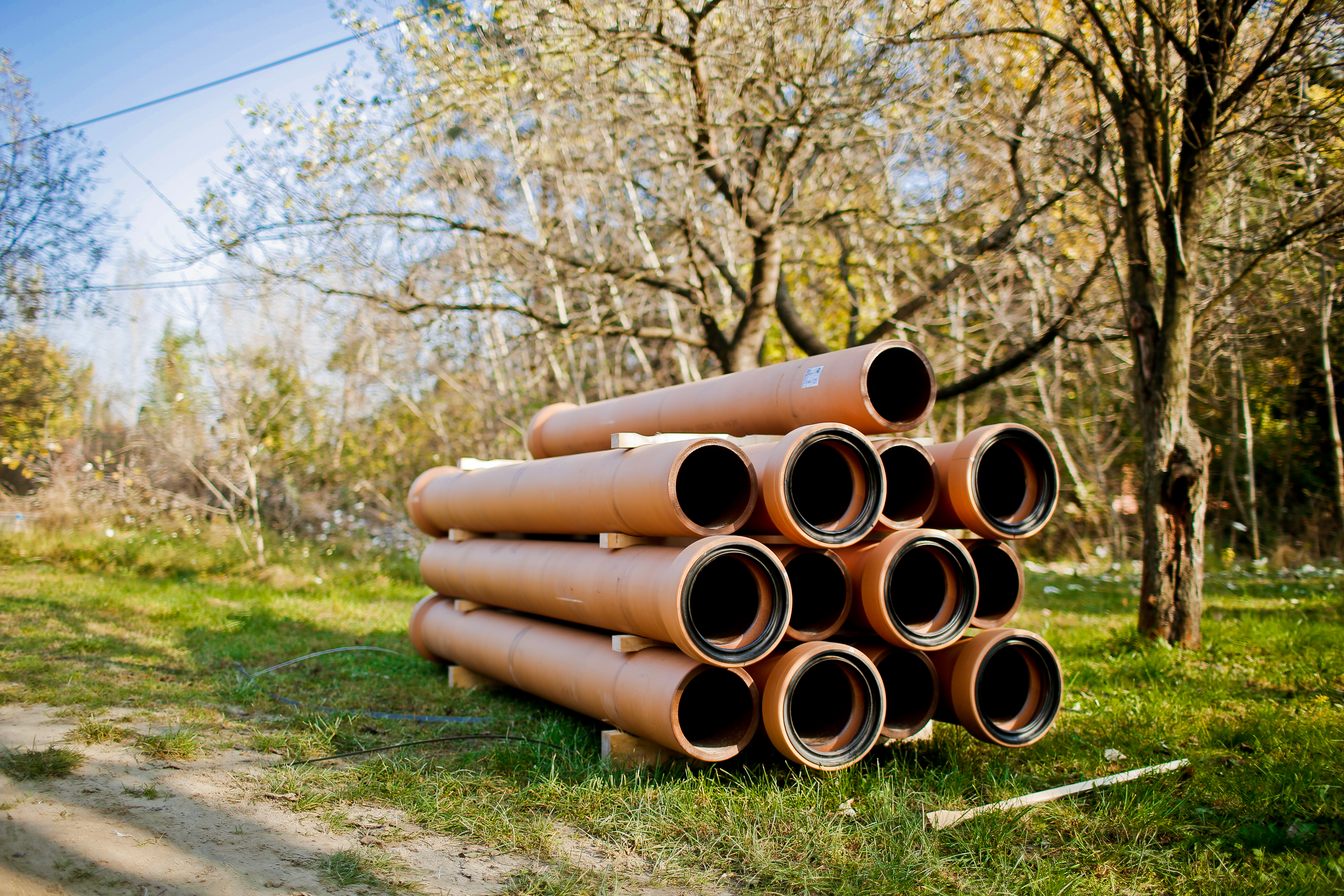 Clay pipes - sustainable sewerage network