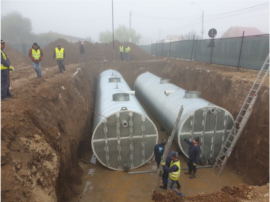 Stormwater retention at Penny network