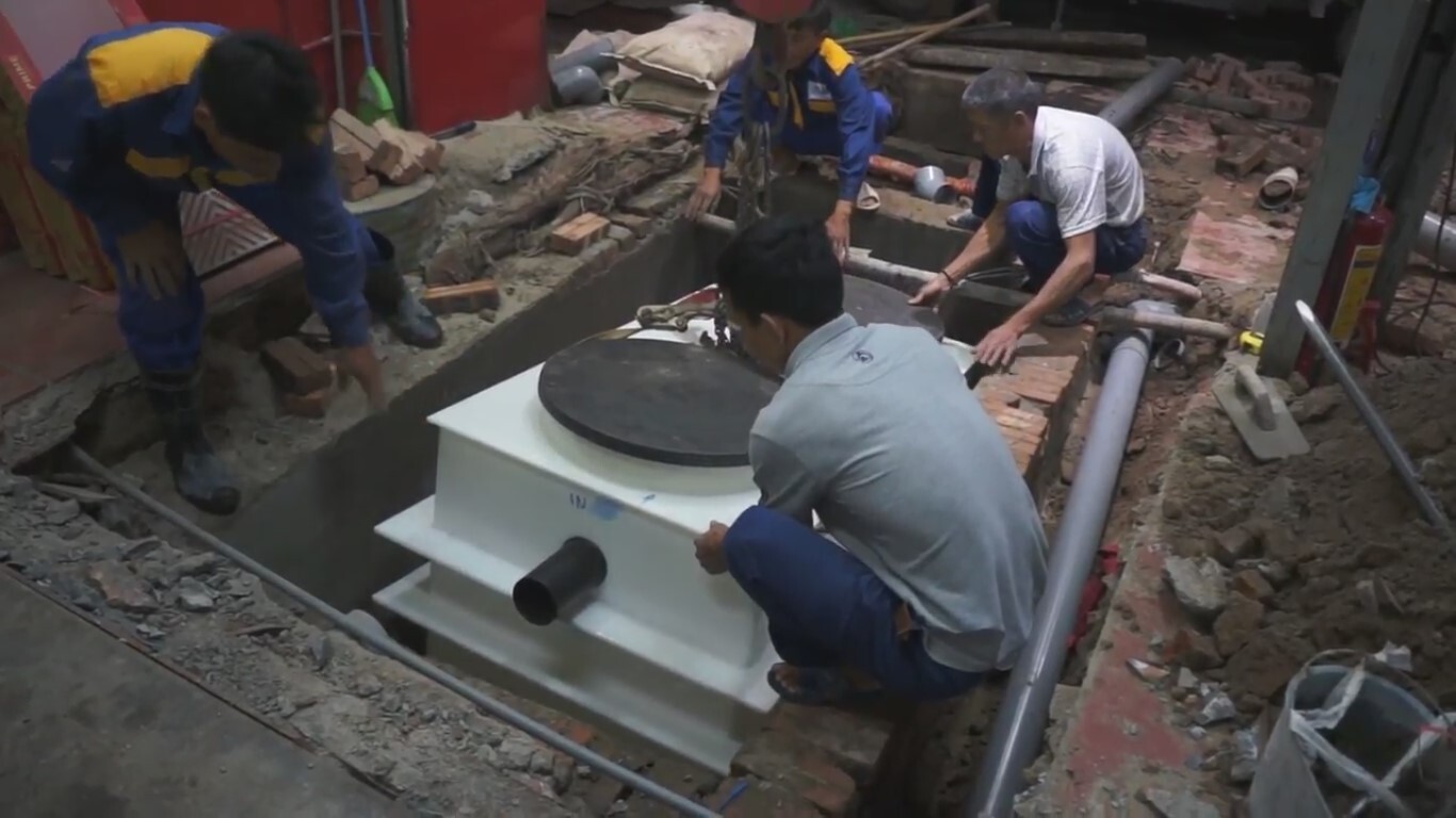 Pureco treats a significant ammount of contaminated industrial water in hanoi