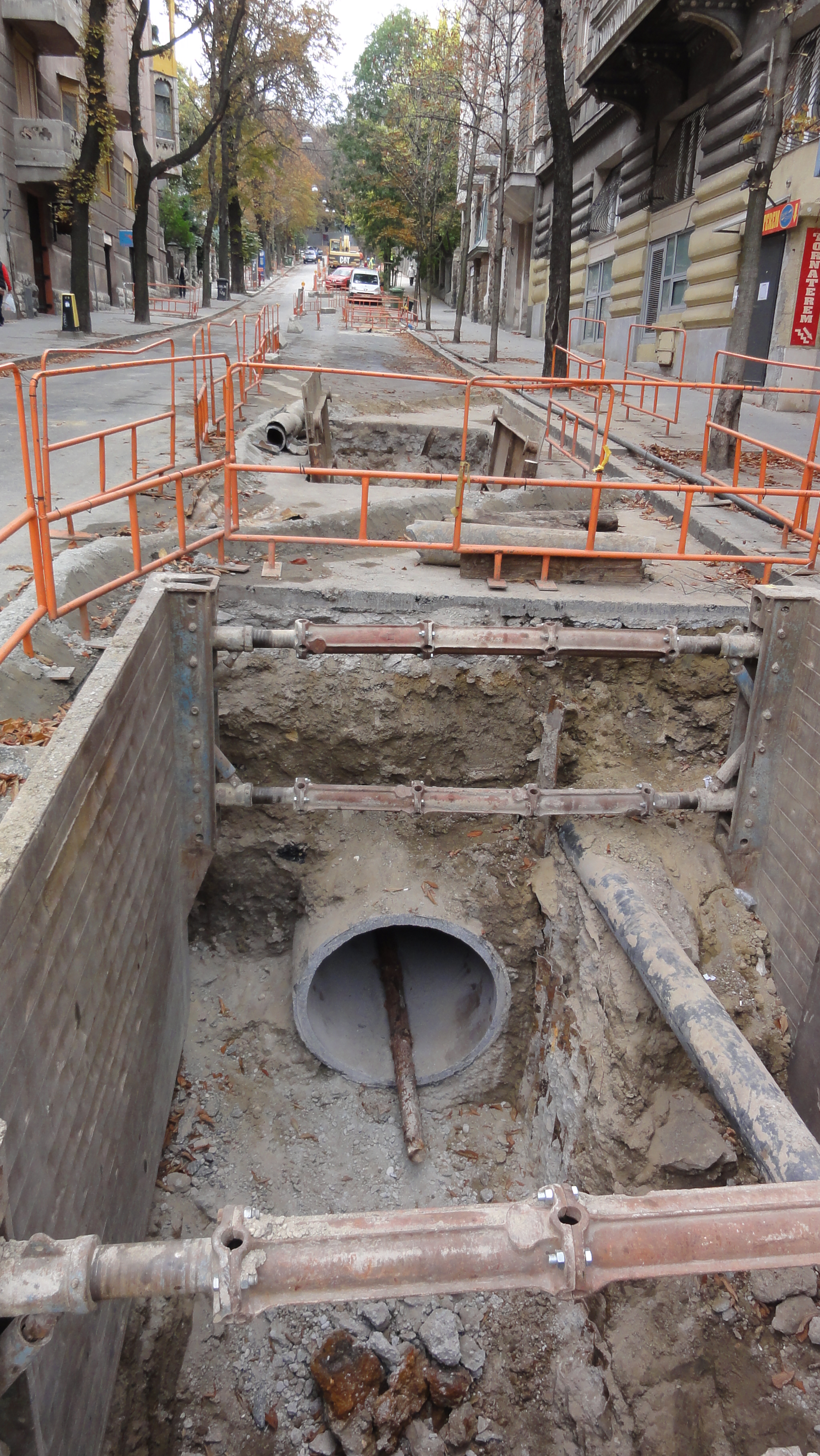 Repositional Pipe Pipe reconstruction in Budapest Pureco